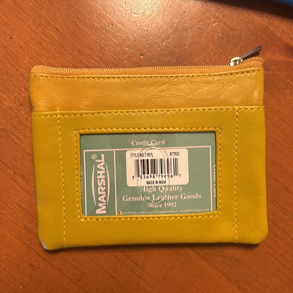 Leather coin purse/credit card holder - Picture 3 of 4